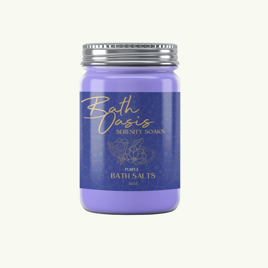Serenity Soak Bath Salts - Purple